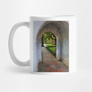 Archway in the Temple of Literature, Hanoi Mug